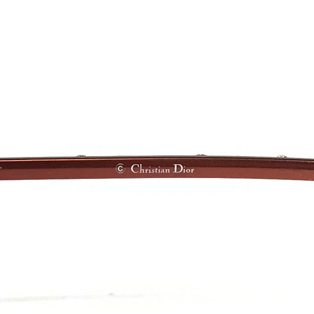 Christian Dior Eyeglasses Frames CD3627 HJ3 Red Rectangular Half Rim 51-17-135